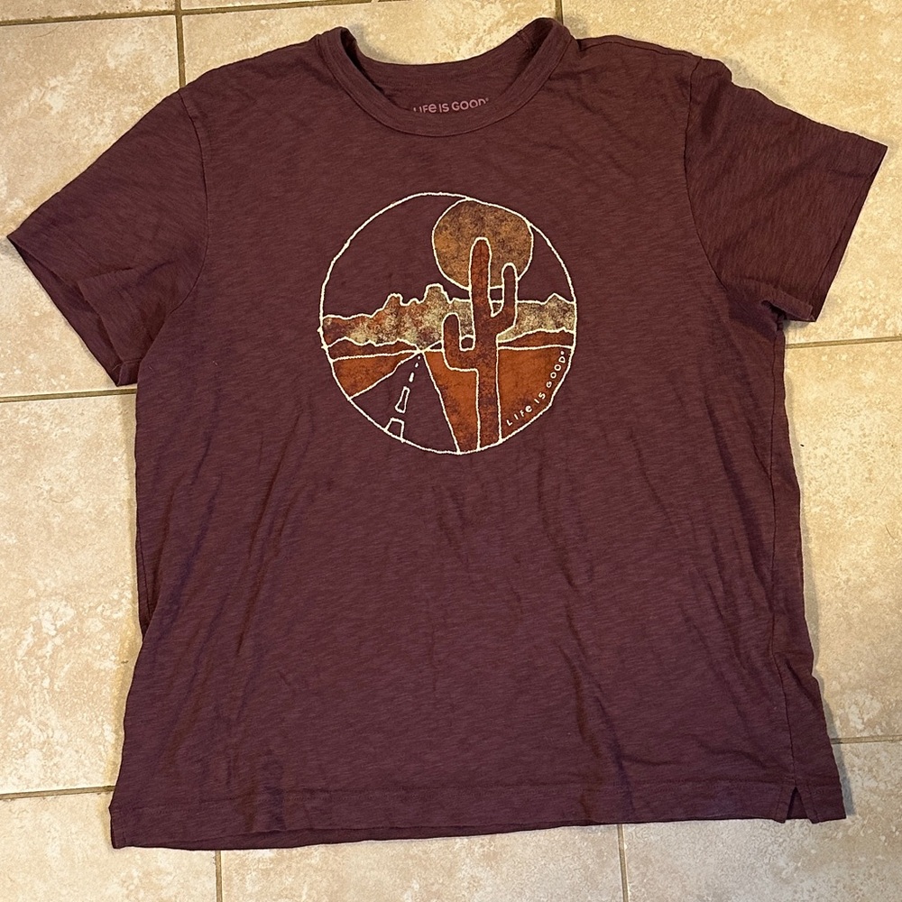 Life is Good Men's Trippy Desert Tee, Size L